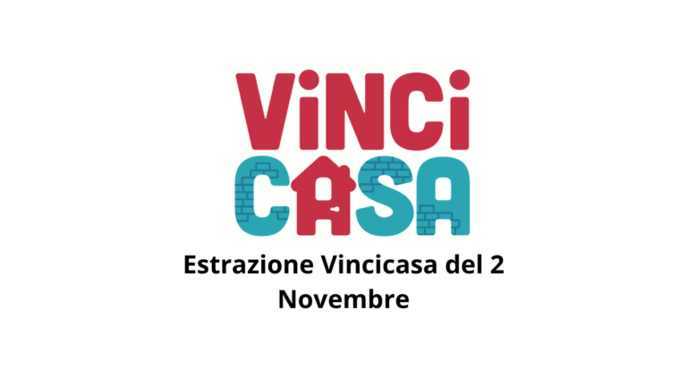 Estrazione Vincicasa del 2 novembre