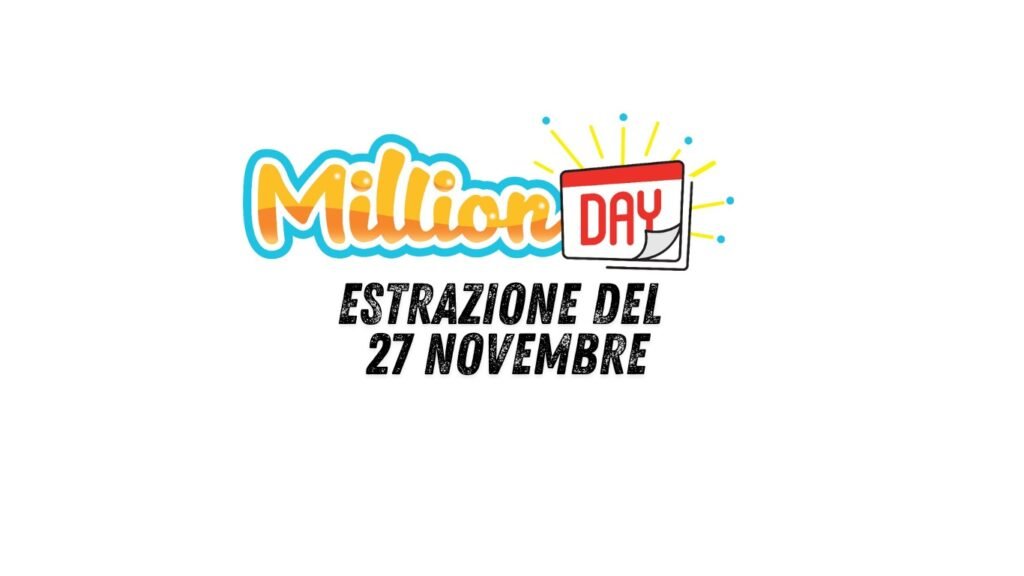 Estrazione million day del 27 Novembre