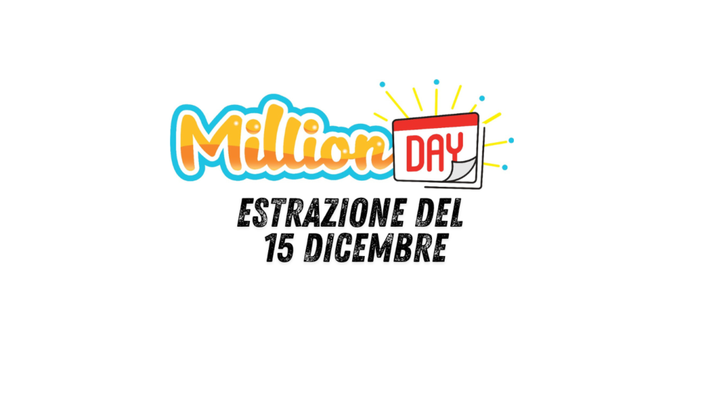 estrazione MillionDay 15 Dicembre